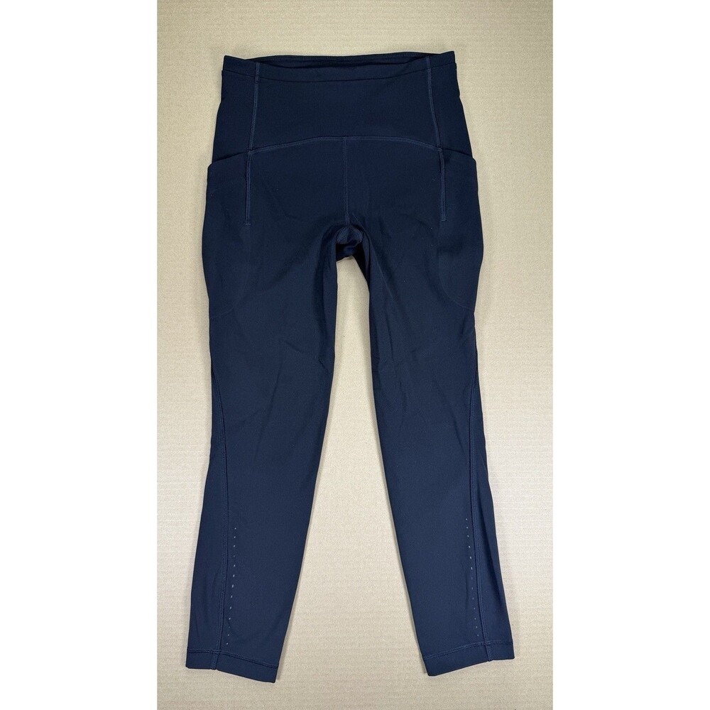 Lululemon Women's Size 4 Black Swift Speed High Rise Crop Leggings 23” Yoga